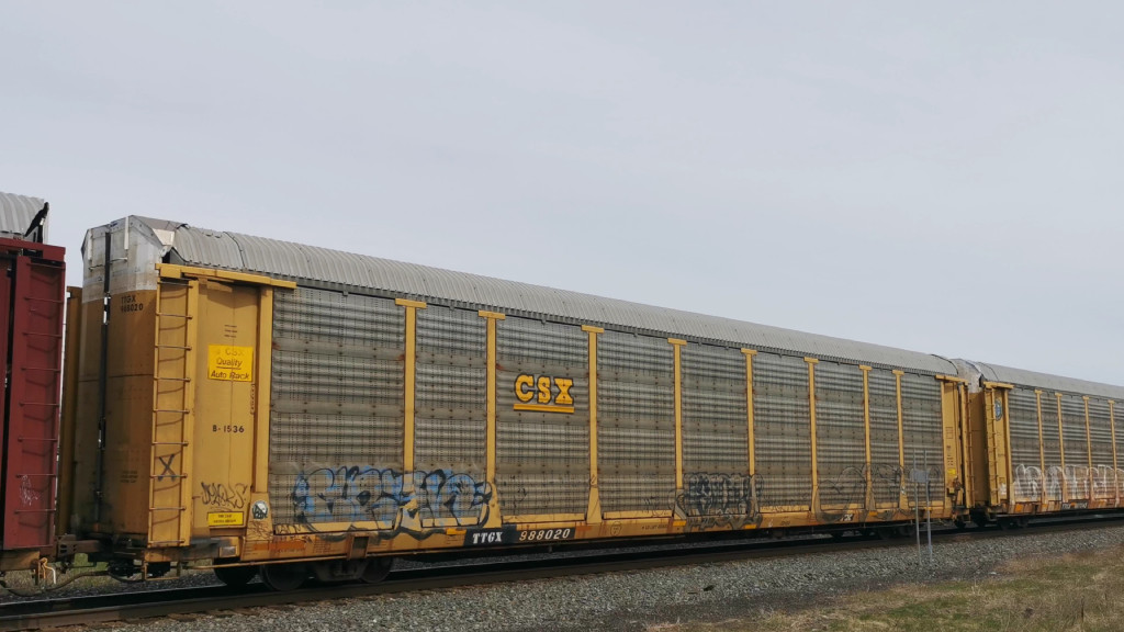 CSX B1536 (Body) TTGX 988020 (Flat)